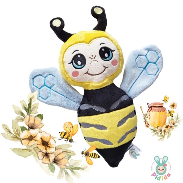 pszczoła przytulanka, pszczoła zabawka maskotka, pszczoła zabawka dla dzieci