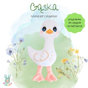 Kura projekt do uszycia na hafciarkę, kura maskotka przytulanka diy embroidery in teh hoop